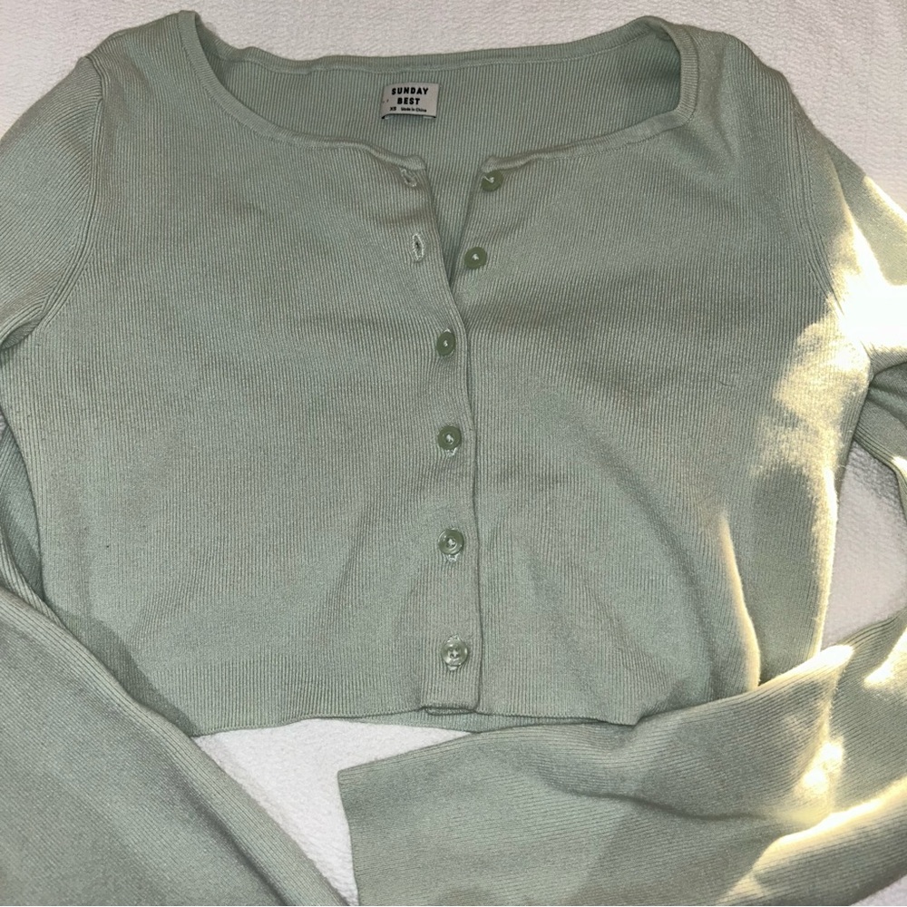 Aritzia- Sunday best Izzy cropped cardigan